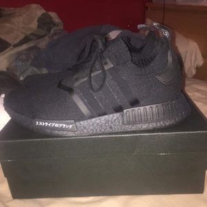 Triple Black Japanese NMD Sneakers